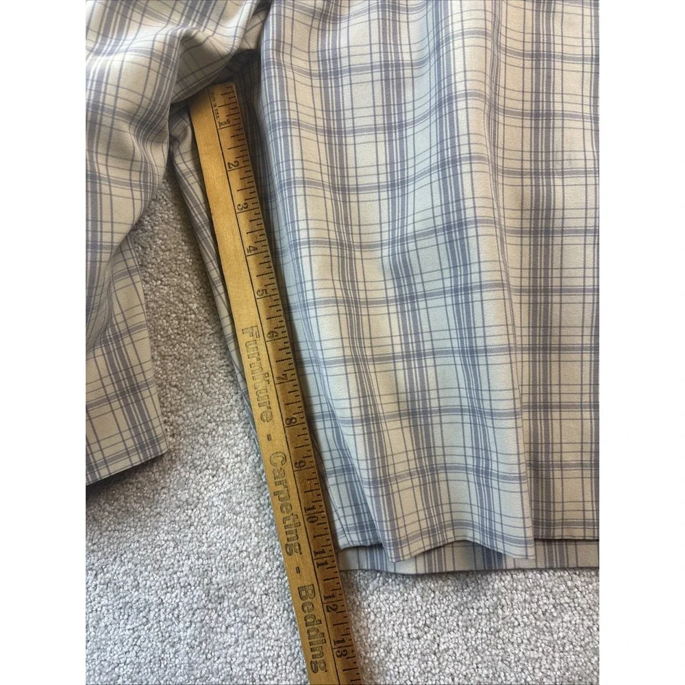 Nike Tiger Woods Collection Golf Shorts Mens 36 Gray Plaid Performance‎ Stretch